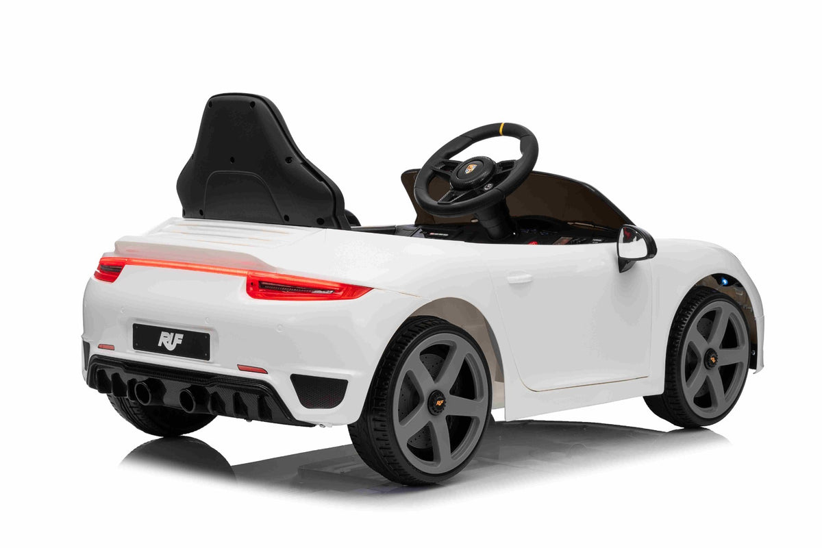RUF GT 12V – Voiture électrique enfant | Blanc