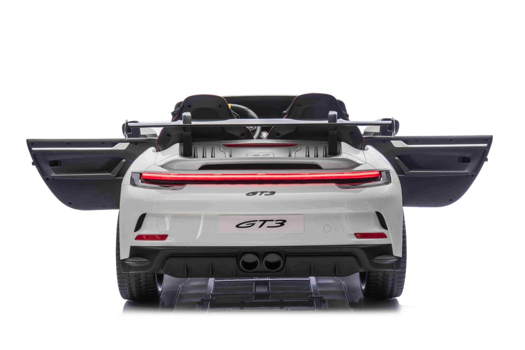 Porsche 911 GT3 24V – Voiture électrique enfant 2 places | Blanc