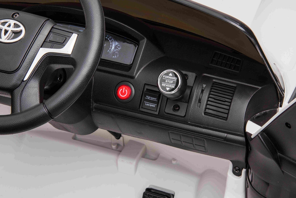Toyota Land Cruiser 12V – Voiture électrique enfant | Blanc