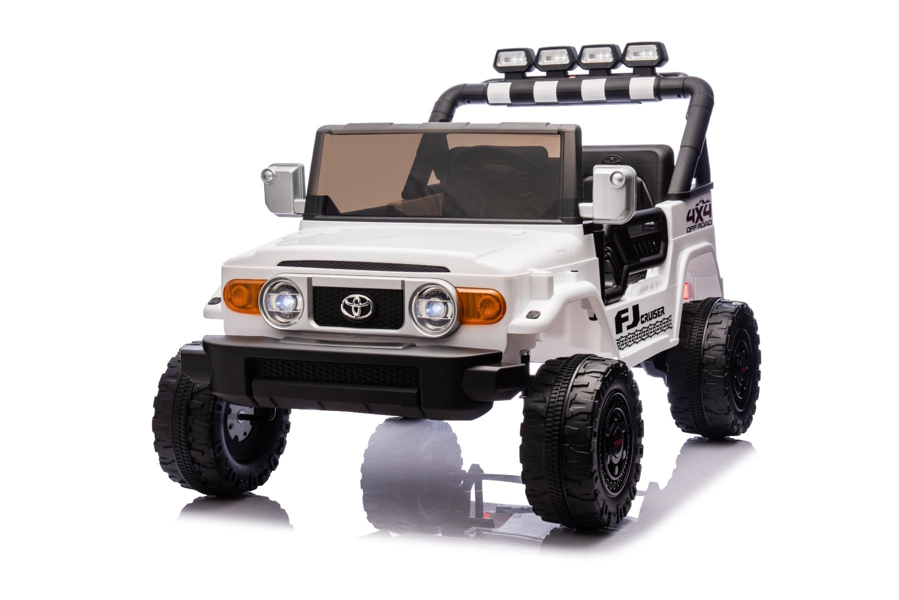 Toyota FJ Cruiser 24V – Voiture électrique enfant 2 places | Blanc