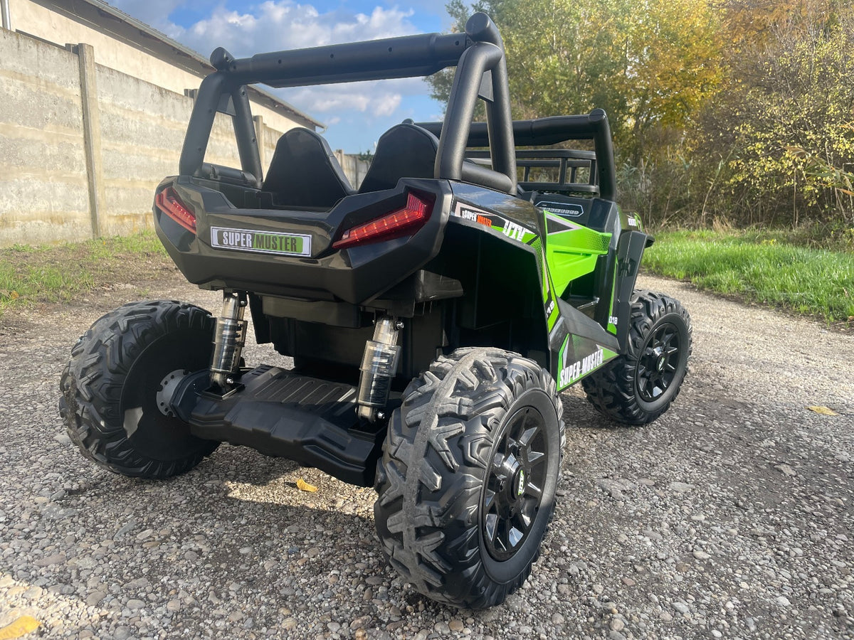 UTV 24V – Buggy électrique enfant 2 places | Rouge
