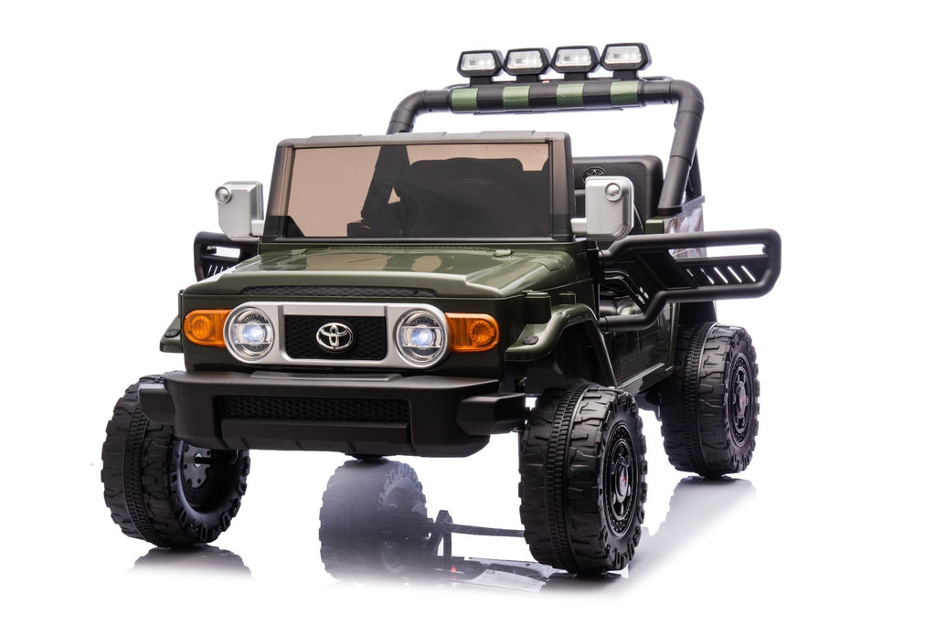 Toyota FJ Cruiser 24V – Voiture électrique enfant 2 places | Vert