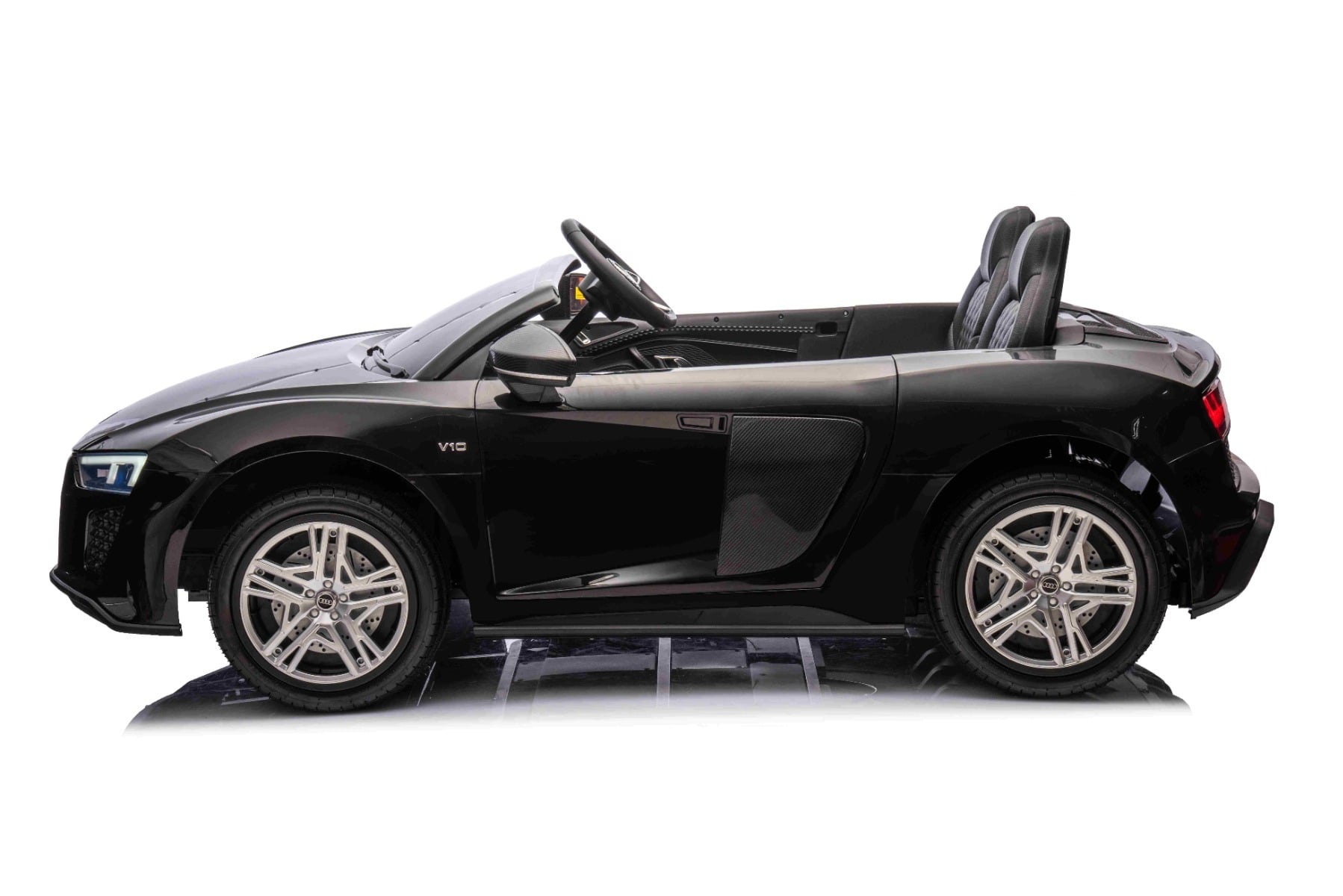 Audi R8 Spyder 24V – Voiture électrique enfant 2 places | Noir