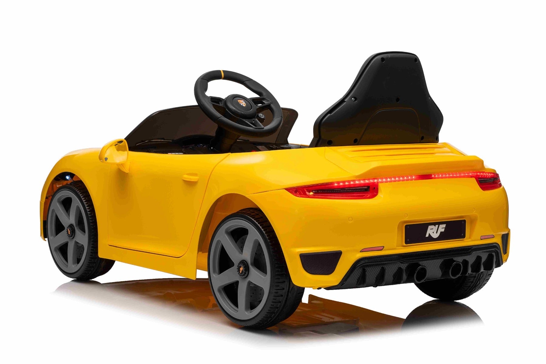 RUF GT 12V – Voiture électrique enfant | Jaune