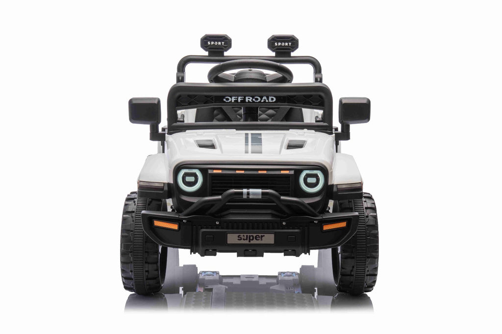 Offroad 12V – Voiture électrique enfant | Blanc