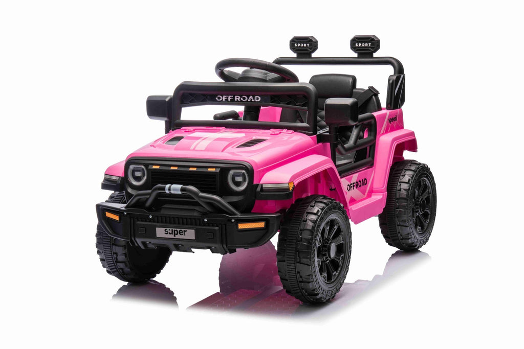 Offroad 12V – Voiture électrique enfant | Rose