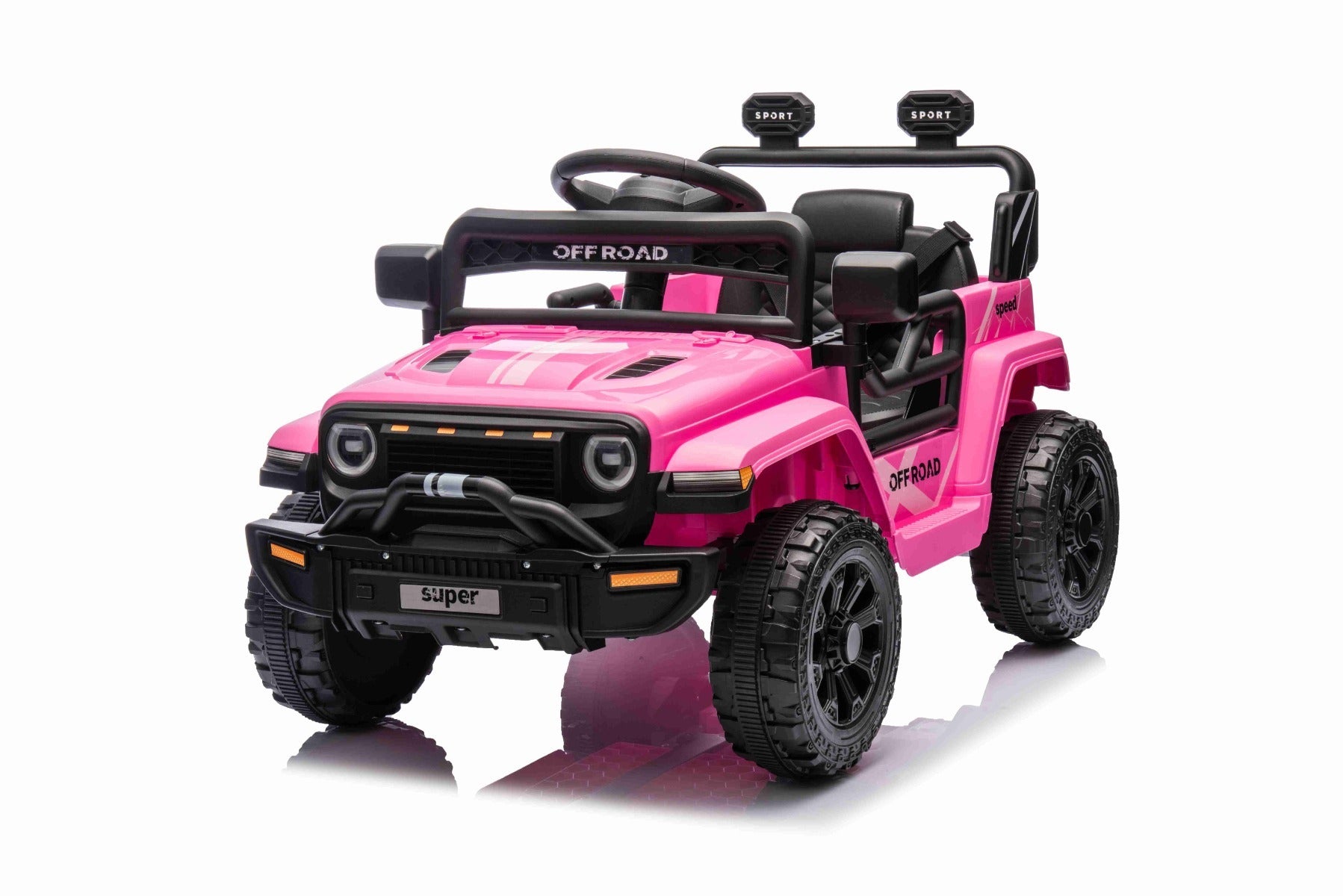 Offroad 12V – Voiture électrique enfant | Rose