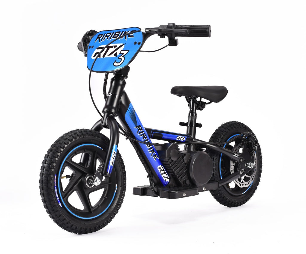 RIRIBIKE RTX3 12" 24V – Draisienne électrique enfant | Bleu