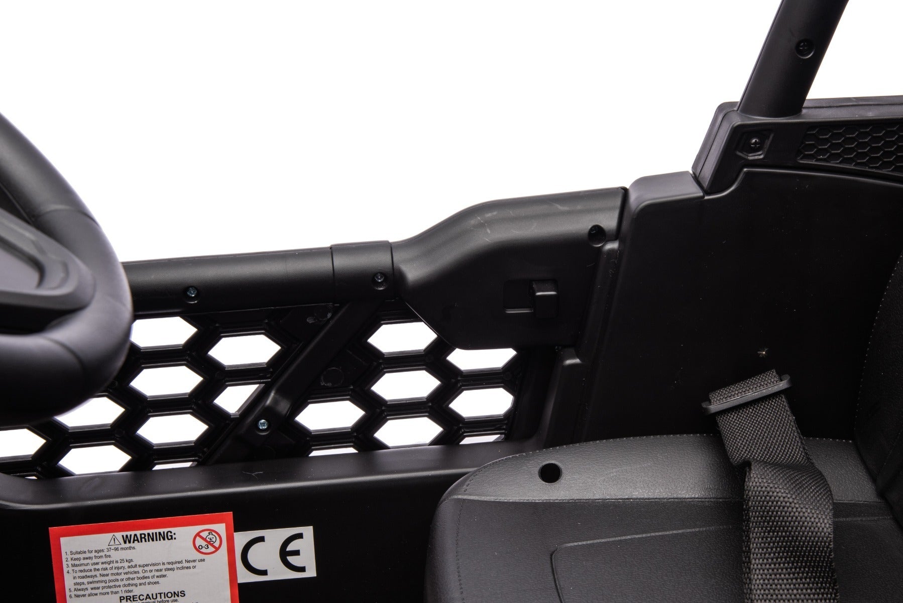 UTV 12V – Buggy électrique enfant | Blanc