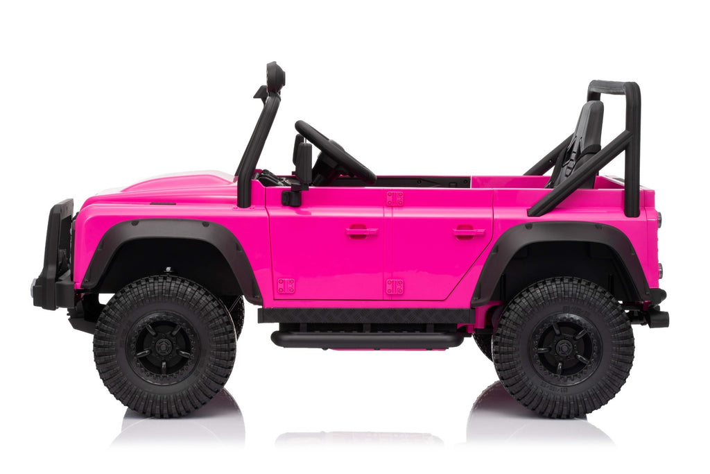 Land Rover Defender 110 SVX 12V – Voiture électrique enfant | Rose